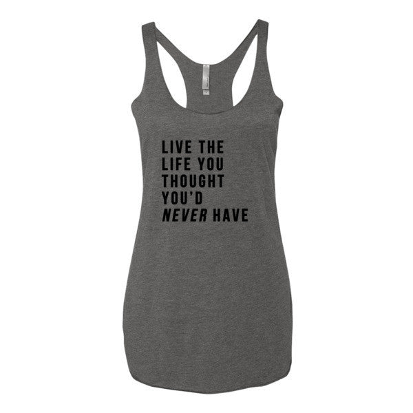 Women's Live the Life Tank Top -  - Premium Heather / XS - srce threads - 1