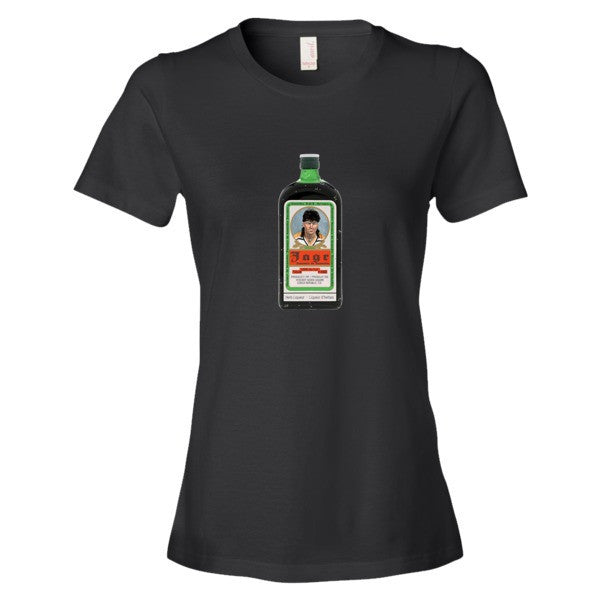 Women's "Jagr - Liquer of the Hockey Gods" Short Sleeve T-Shirt -  - Black / S - srce threads - 2