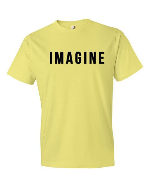 Short Sleeve Imagine Graphic T-Shirt -  - Spring Yellow / S - srce threads - 9