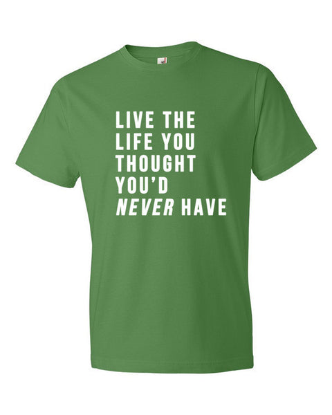 Short Sleeve Live the Life T-Shirt -  - Green Apple / S - srce threads - 6