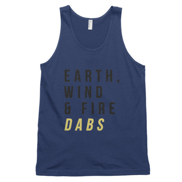 Classic Earth Wind Fire Dabs Tank Top (Unisex) -  - Navy / XS - srce threads - 3