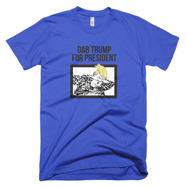 "Dab Trump for President" Short Sleeve T-Shirt (Unisex) -  - Royal Blue / XS - srce threads - 9