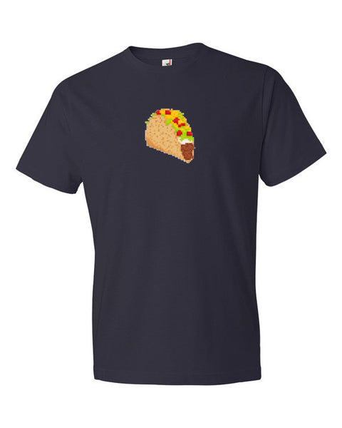 Digital Retro 8 Bit Taco Shirt -  - Navy / S - srce threads - 2