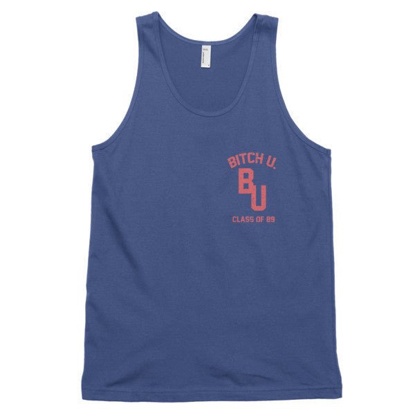 Classic "Bitch U. Class of 89'" Vintage Tank Top (Unisex) -  - Lapis / XS - srce threads - 7