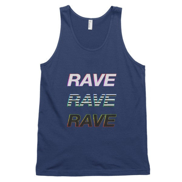 Classic Trip RAVE Tank Top (Unisex) -  - Navy / XS - srce threads - 4