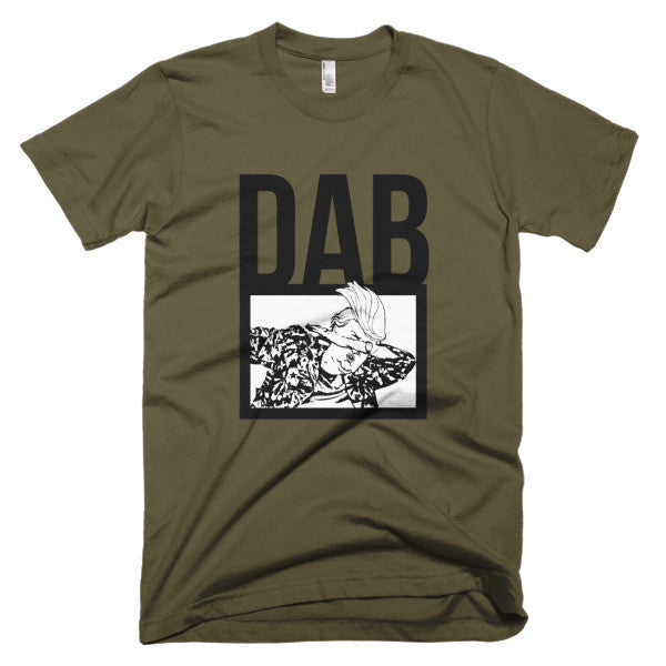 Short Sleeve Classic Bold "Dab Trump" T-Shirt (Unisex) -  - Army / XS - srce threads - 3