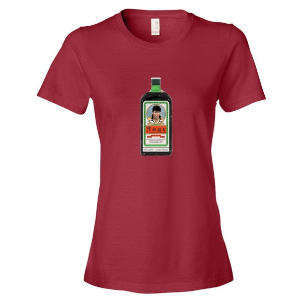 Women's "Jagr - Liquer of the Hockey Gods" Short Sleeve T-Shirt -  - Independence Red / S - srce threads - 15