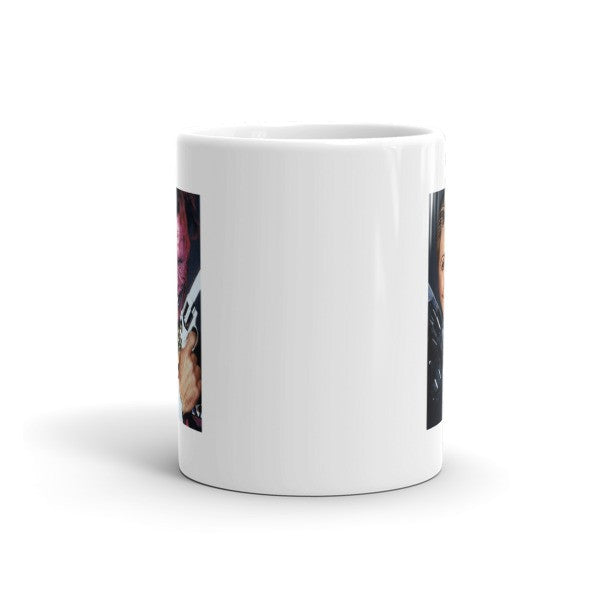 "2 Face Hillary" Mug -  -  - srce threads - 4