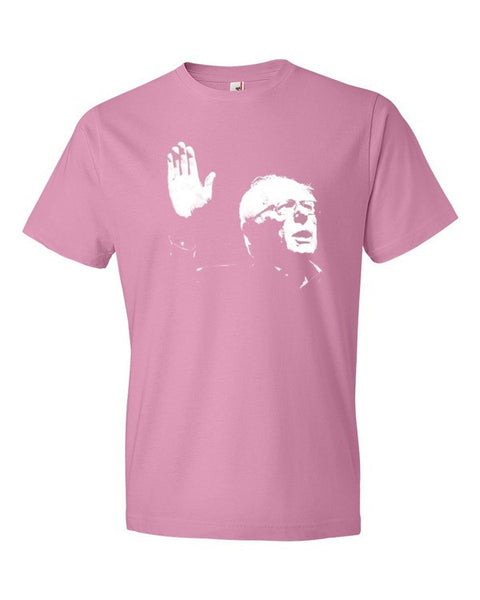 Short Sleeve Bernie Sketch Portrait T-Shirt - Vintage Throwback Style Rally Design -  - CharityPink / S - srce threads - 14