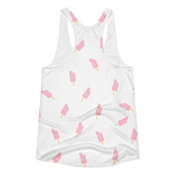 Women's Summer Popsicle Vintage Racerback Tank Top -  -  - srce threads - 2