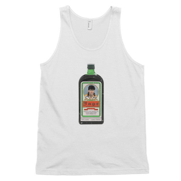 Classic "Jagr - Liquer of the Hockey Gods"  Tank Top (Unisex) -  - White / XS - srce threads - 1