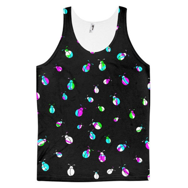 Classic Fit Neon Space Bug Tank Top (Unisex) -  - XS - srce threads - 1
