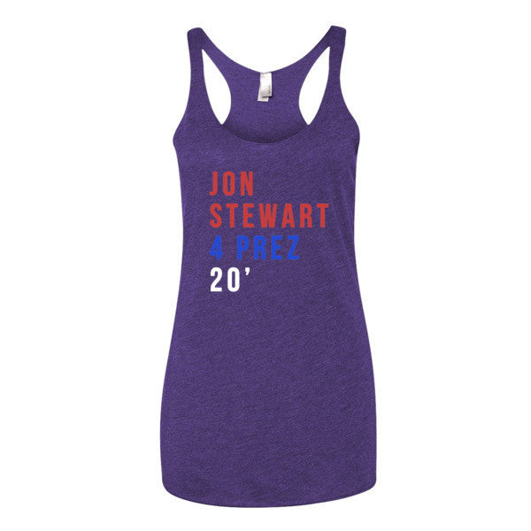 Women's Jon Stwear 4 Prez Summer Racerback Tank Top -  - Purple Rush / XS - srce threads - 5