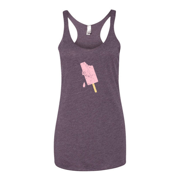 Women's "Summer Drip" Vintage Ice Cream Racerback Tank Top -  - Vintage Purple / XS - srce threads - 6