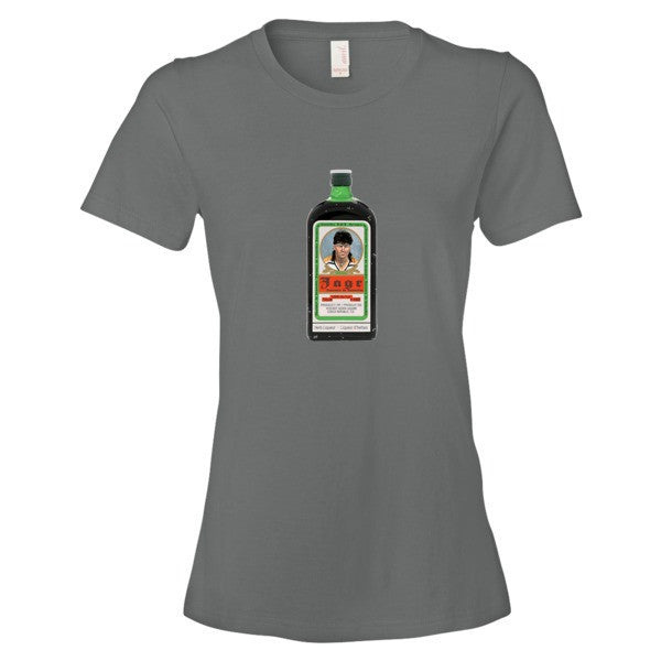 Women's "Jagr - Liquer of the Hockey Gods" Short Sleeve T-Shirt -  - Storm Grey / S - srce threads - 5