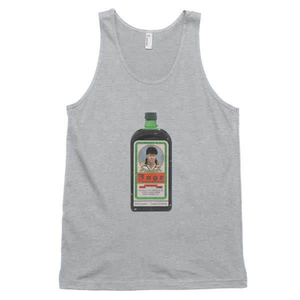 Classic "Jagr - Liquer of the Hockey Gods"  Tank Top (Unisex) -  - Heather Grey / XS - srce threads - 5