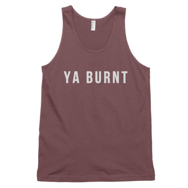 Classic Ya Burnt Graphic Tank Top (Unisex) -  - Truffle / XS - srce threads - 10