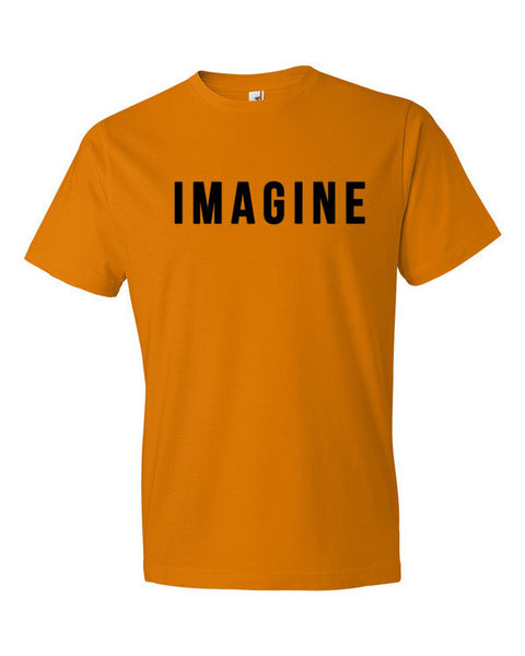 Short Sleeve Imagine Graphic T-Shirt -  - Mandarin Orange / S - srce threads - 12
