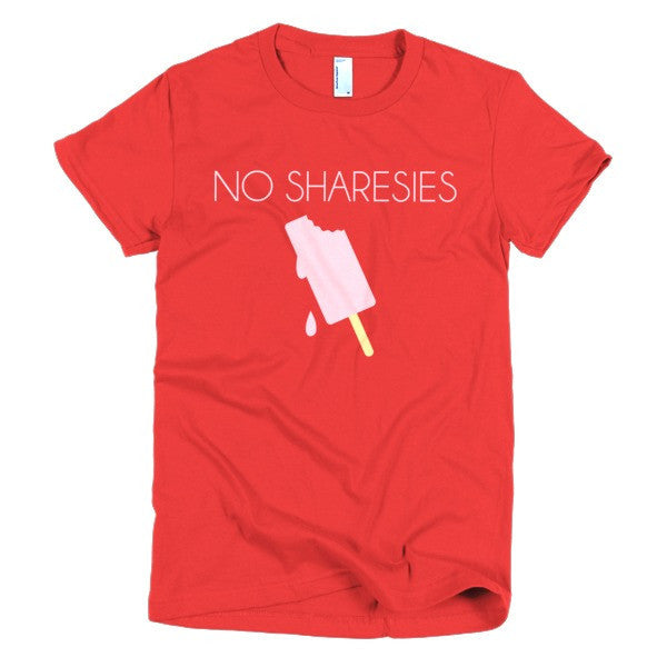 Women's "No Sharesies" Summer Drip Vintage Ice Cream Racerback T-Shirt -  - Red / S - srce threads - 18