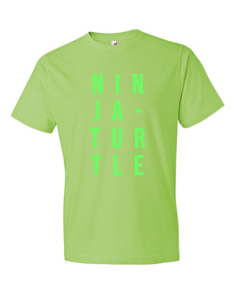 Short Sleeve Neon Ninja Turtle T-Shirt -  - Key Lime / S - srce threads - 13