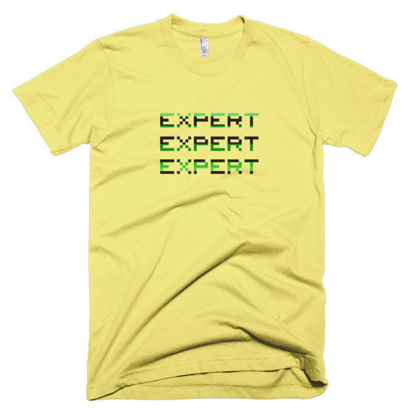 Short Sleeve EXPERT Machine Tri T-Shirt (Unisex) -  - Lemon / XS - srce threads - 13