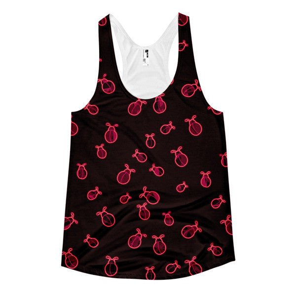 Women's Trip Maroon Bug Racerback Summer Tank Top -  - XS - srce threads - 1