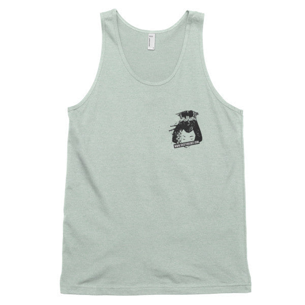 Classic SRCE Geisha Brand Censor Tank Top (Unisex) -  - Ash Grey Sea Foam / XS - srce threads - 8