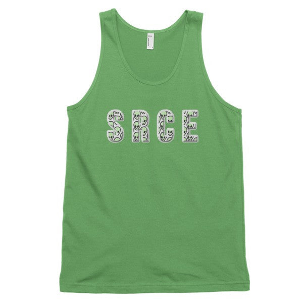 Classic SRCE Alien Green Over Design Tank Top (Unisex) -  - Grass / XS - srce threads - 10