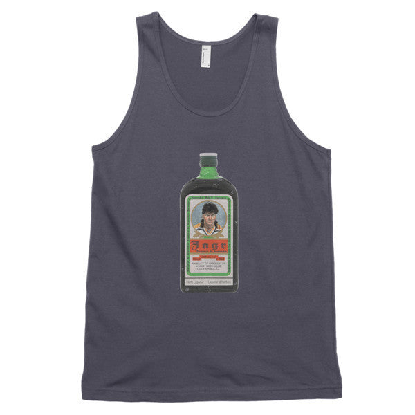 Classic "Jagr - Liquer of the Hockey Gods"  Tank Top (Unisex) -  - Asphalt / XS - srce threads - 3