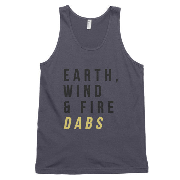Classic Earth Wind Fire Dabs Tank Top (Unisex) -  - Asphalt / XS - srce threads - 2