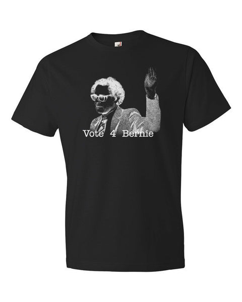 Short Sleeve Negative Bernie Rally T-Shirt (Unisex) - Vintage Throwback Style Rally Design -  - Black / S - srce threads - 1