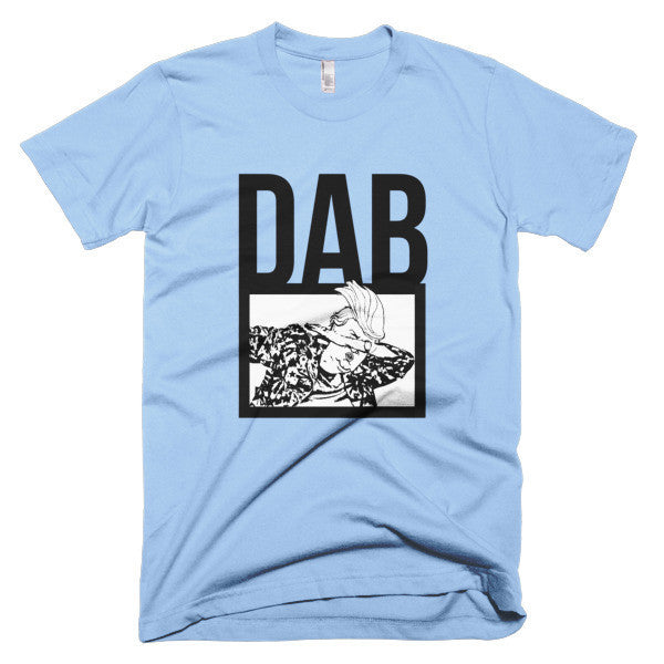 Short Sleeve Classic Bold "Dab Trump" T-Shirt (Unisex) -  - Baby Blue / XS - srce threads - 7
