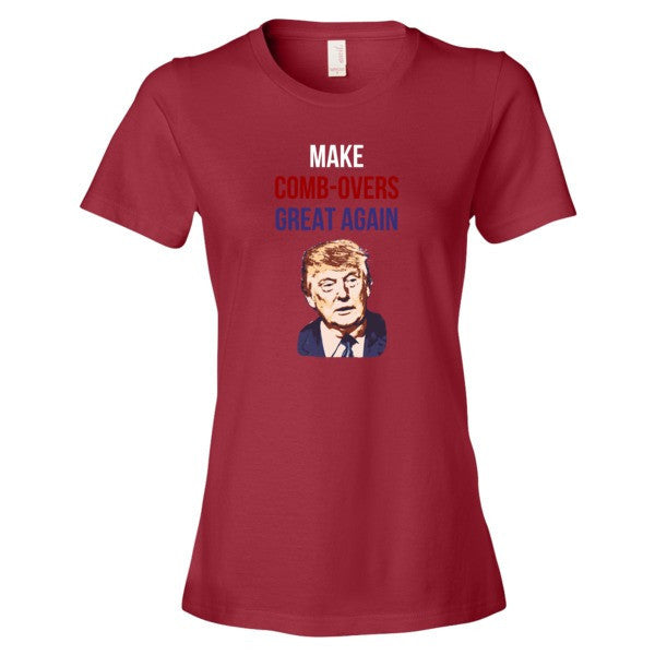 Women's "Make Comb-overs Great Again" Short Sleeve T-Shirt -  - Independence Red / S - srce threads - 14