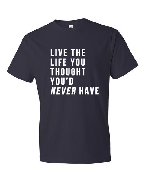 Short Sleeve Live the Life T-Shirt -  - Navy / S - srce threads - 3