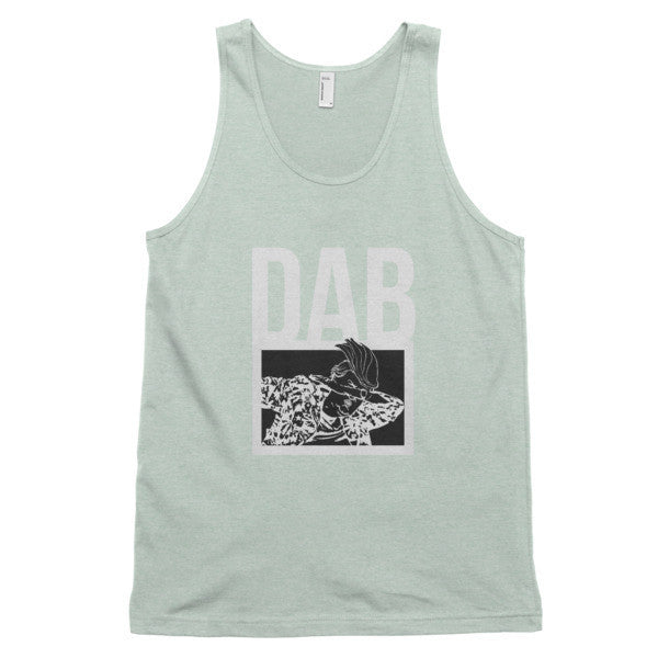 "Dab Trump" Negative Invert Tank Top (Unisex) -  - Ash Grey Sea Foam / XS - srce threads - 8