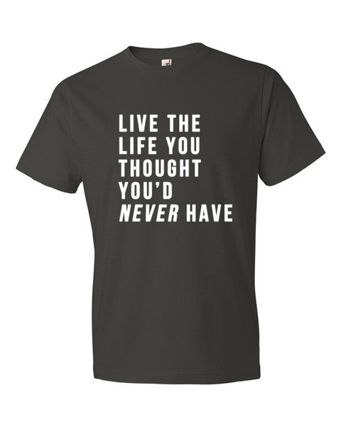 Short Sleeve Live the Life T-Shirt -  - Smoke / S - srce threads - 1