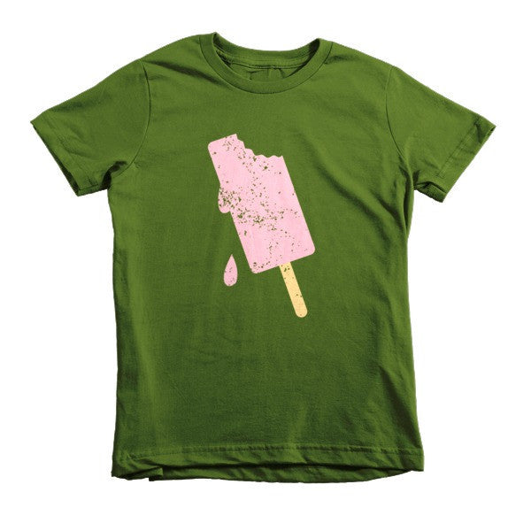 Kid's "Summer Drip" Vintage Ice Cream T-Shirt (Unisex) -  - Olive / 2yrs - srce threads - 2