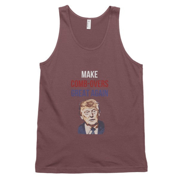 "Make Comb-overs Great Again" Classic Donald Tank Top (Unisex) -  - Truffle / XS - srce threads - 10