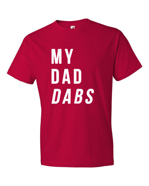 Short Sleeve My Dad Dabs T-Shirt -  - Red / S - srce threads - 16