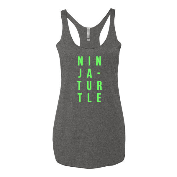Women's Neon Ninja Turtle Summer Tank Top -  - Premium Heather / XS - srce threads - 3