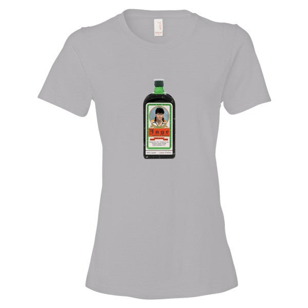 Women's "Jagr - Liquer of the Hockey Gods" Short Sleeve T-Shirt -  - Silver / S - srce threads - 12