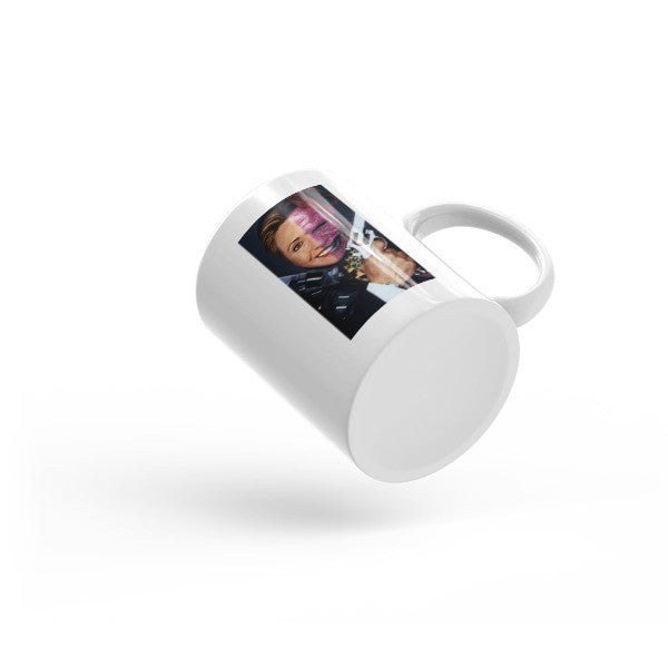 "2 Face Hillary" Mug -  -  - srce threads - 3