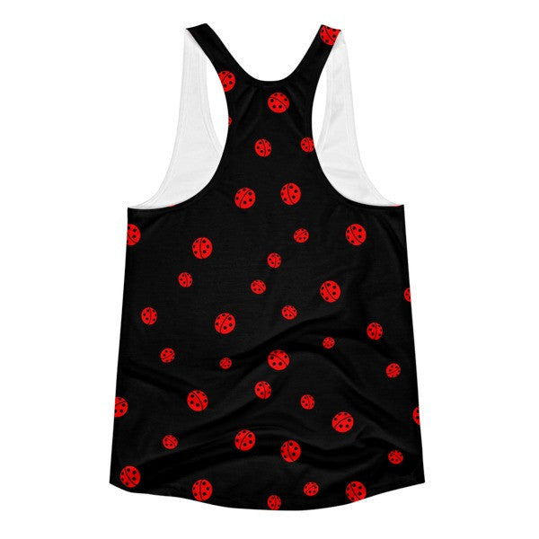 Women's Ladybug Summer Racerback Tank -  -  - srce threads - 2