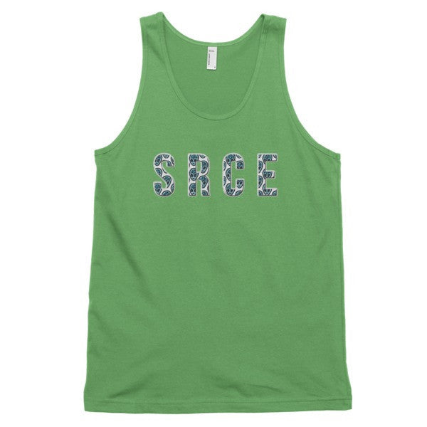 Classic SRCE Alien Blue Over Design Tank Top (Unisex) -  - Grass / XS - srce threads - 10