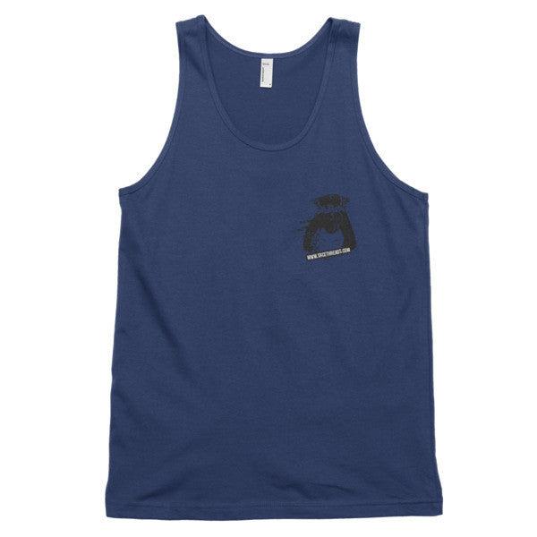 Classic SRCE Geisha Brand Censor Tank Top (Unisex) -  - Navy / XS - srce threads - 3