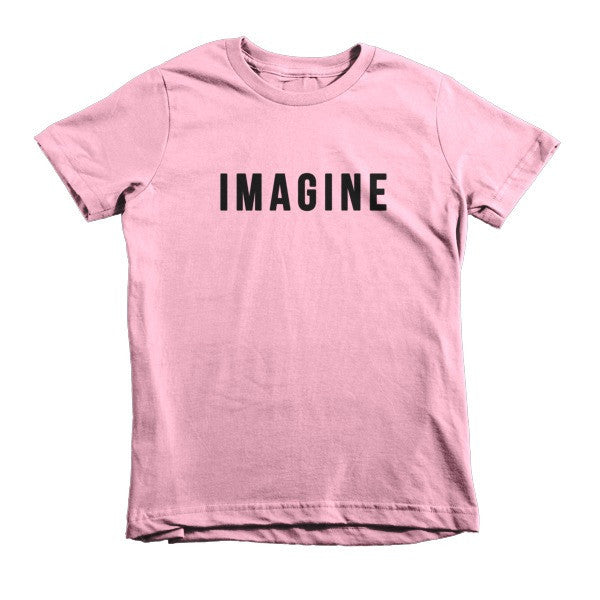 Short Sleeve Imagine Graphic Kids T-Shirt -  - Pink / 2yrs - srce threads - 14