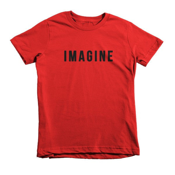 Short Sleeve Imagine Graphic Kids T-Shirt -  - Red / 2yrs - srce threads - 15