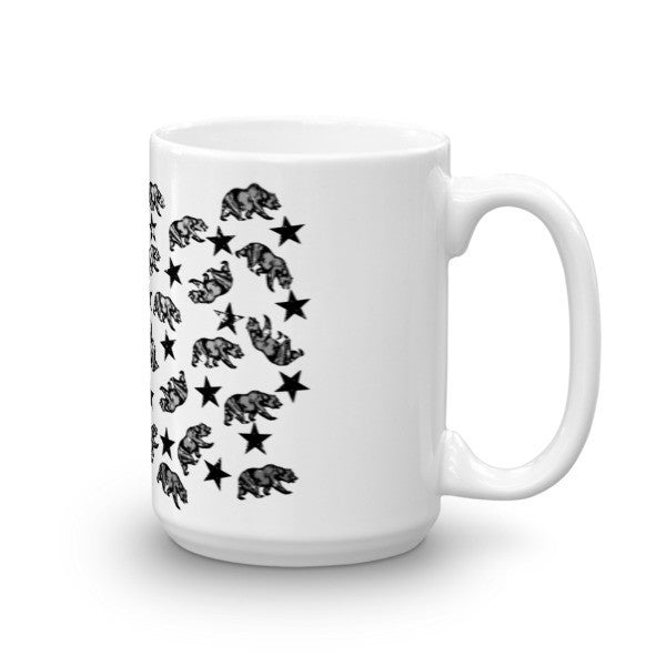 Cali Republic Vintage Bear Mug -  - 15oz - srce threads - 5