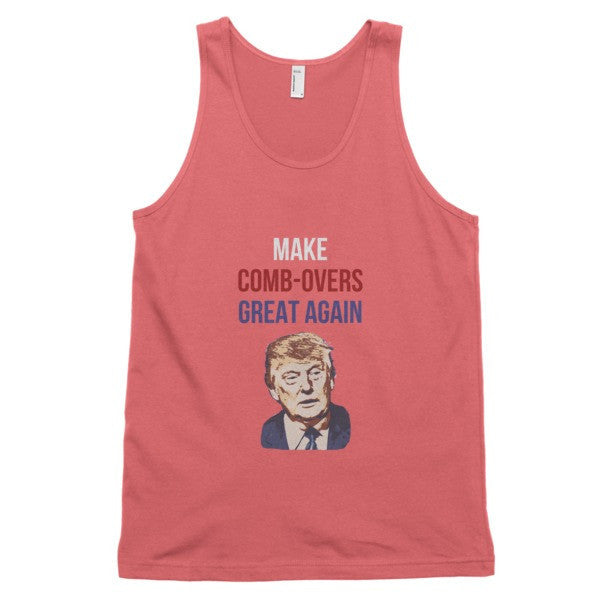 "Make Comb-overs Great Again" Classic Donald Tank Top (Unisex) -  - Coral / XS - srce threads - 13