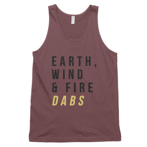 Classic Earth Wind Fire Dabs Tank Top (Unisex) -  - Truffle / XS - srce threads - 10